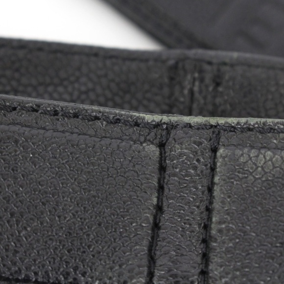 Chanel Chain Shoulder Bag Black Caviar Skin Cocomark - Picture 5 of 5